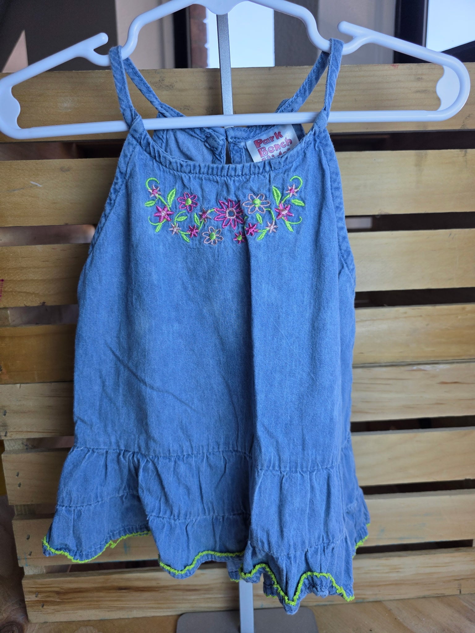 Park Bench Kids Sleeveless Top 3T