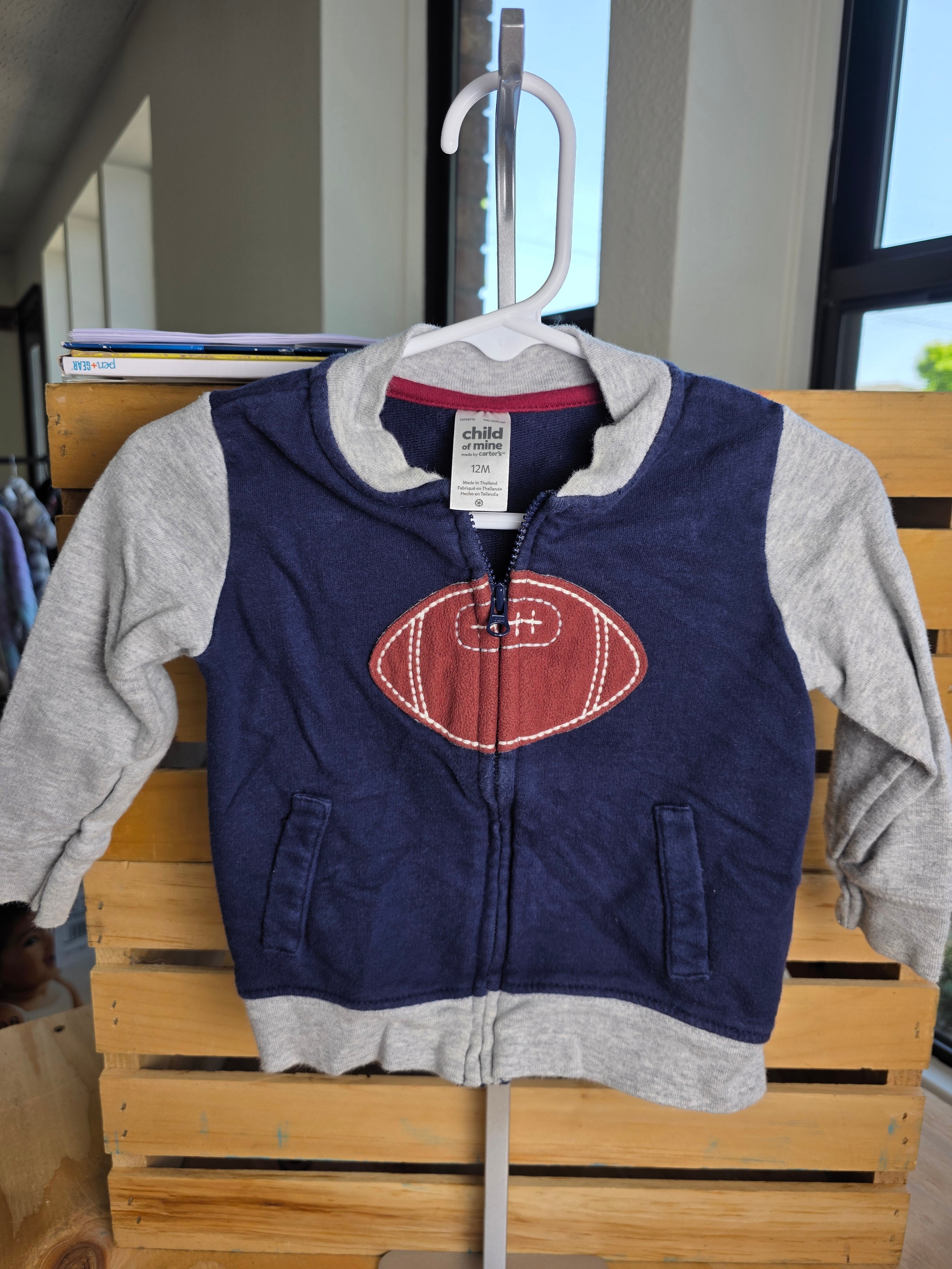 Carter’s Zipper Sweatshirt 12M