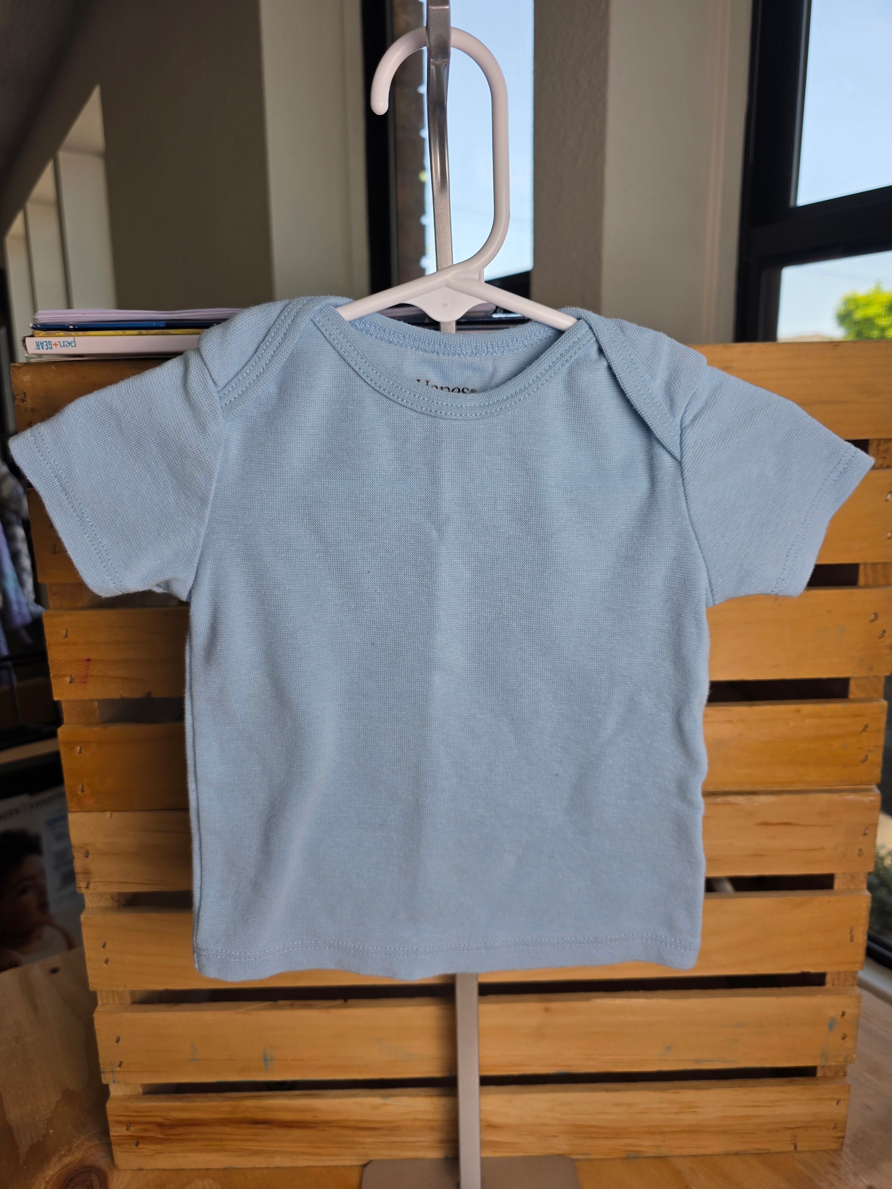 Hanes Short Sleeve 12-18M