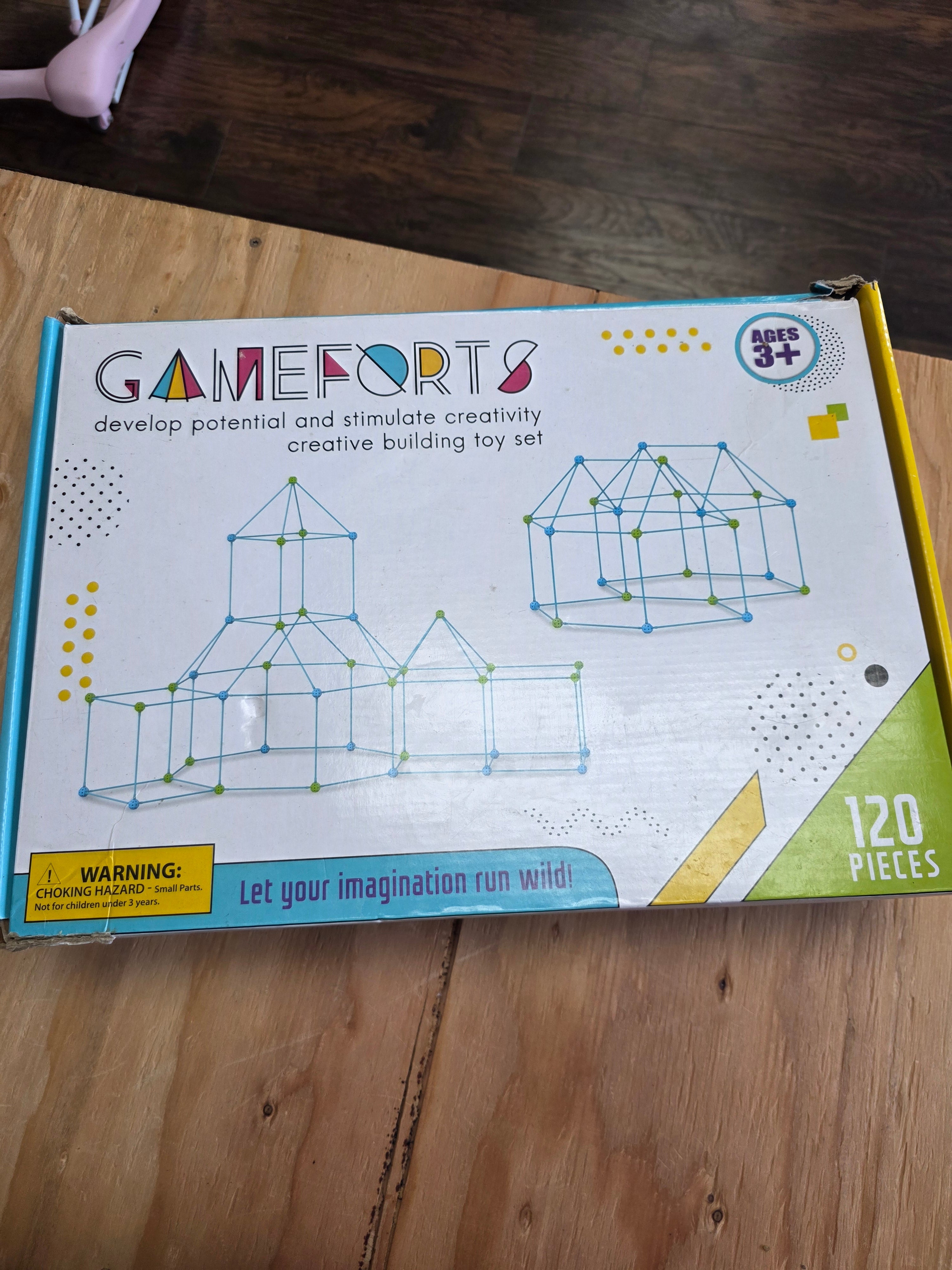 Game Forts Open Box missing pieces