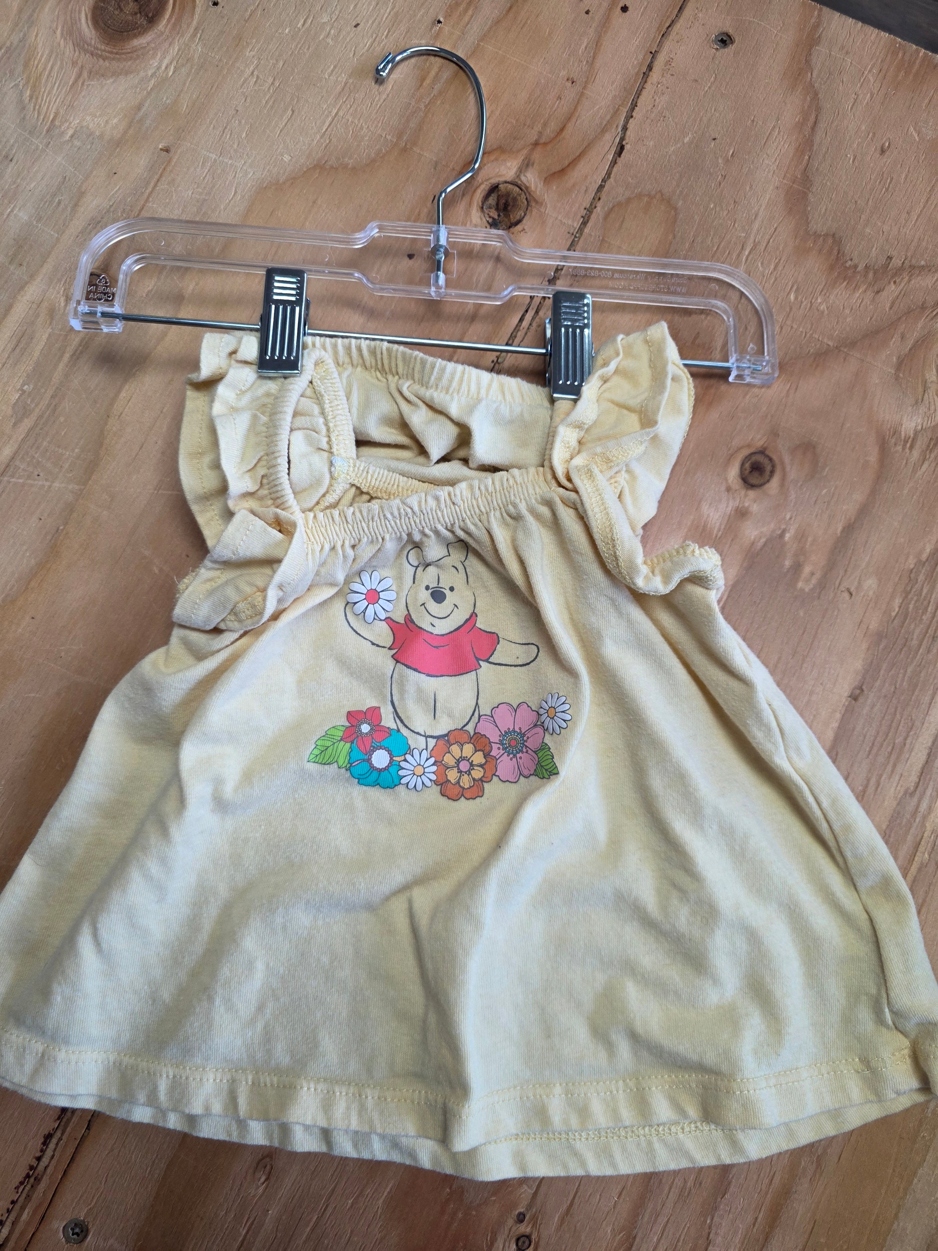 Pooh dress and bummies 0-3 months