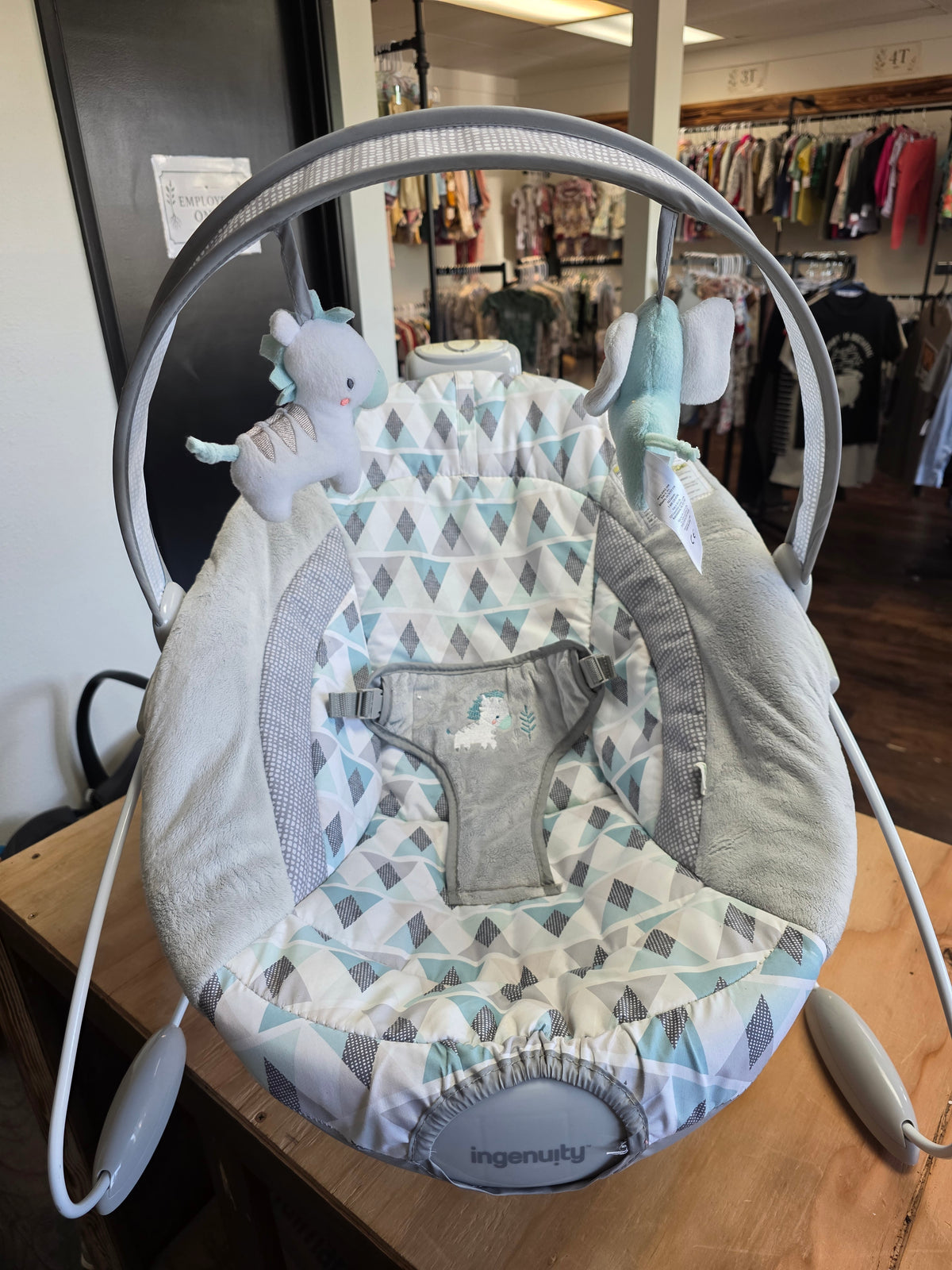 Ingenuity automatic bouncer
