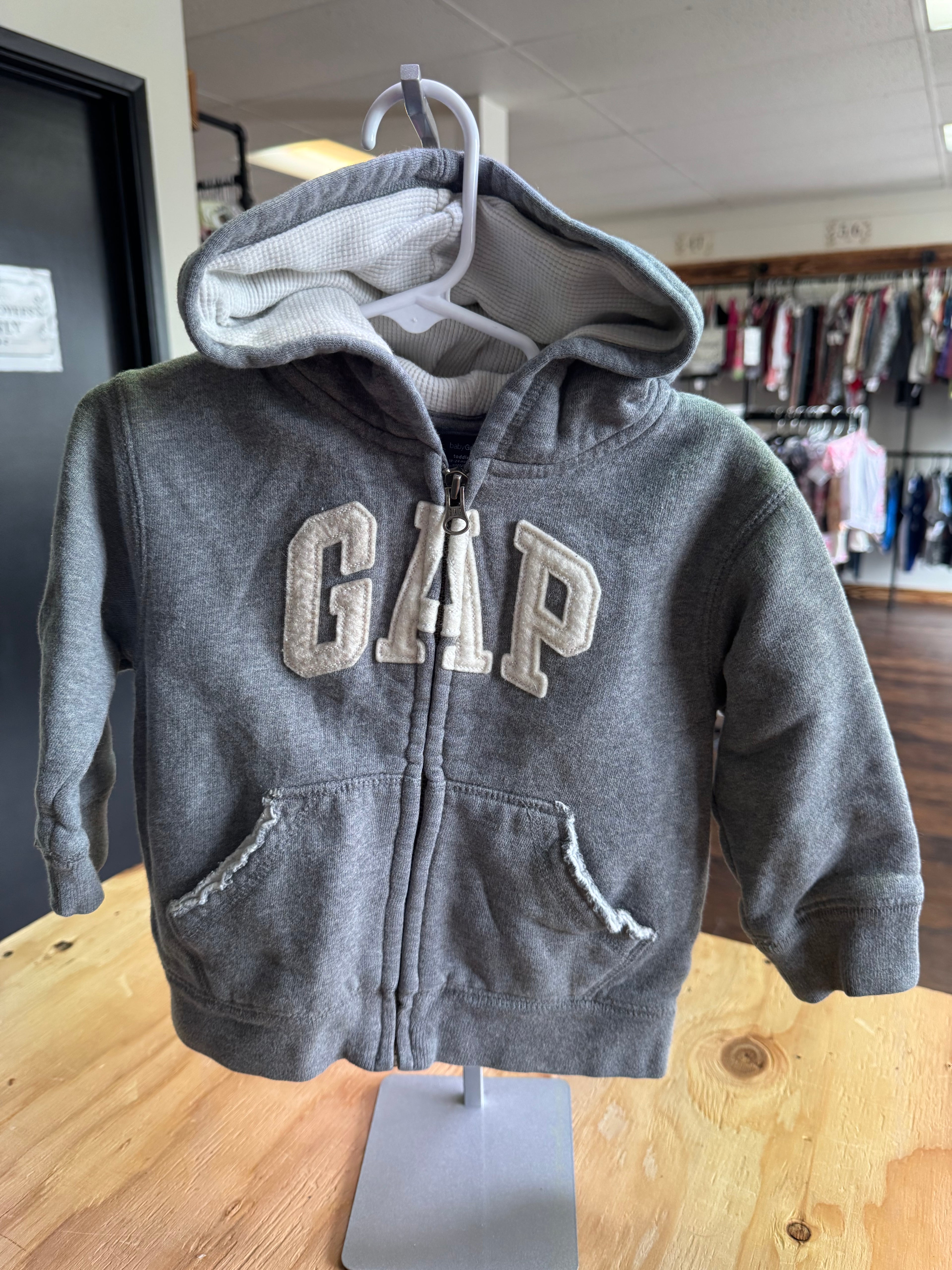 Baby Gap Zipper Hoodie 18-24M