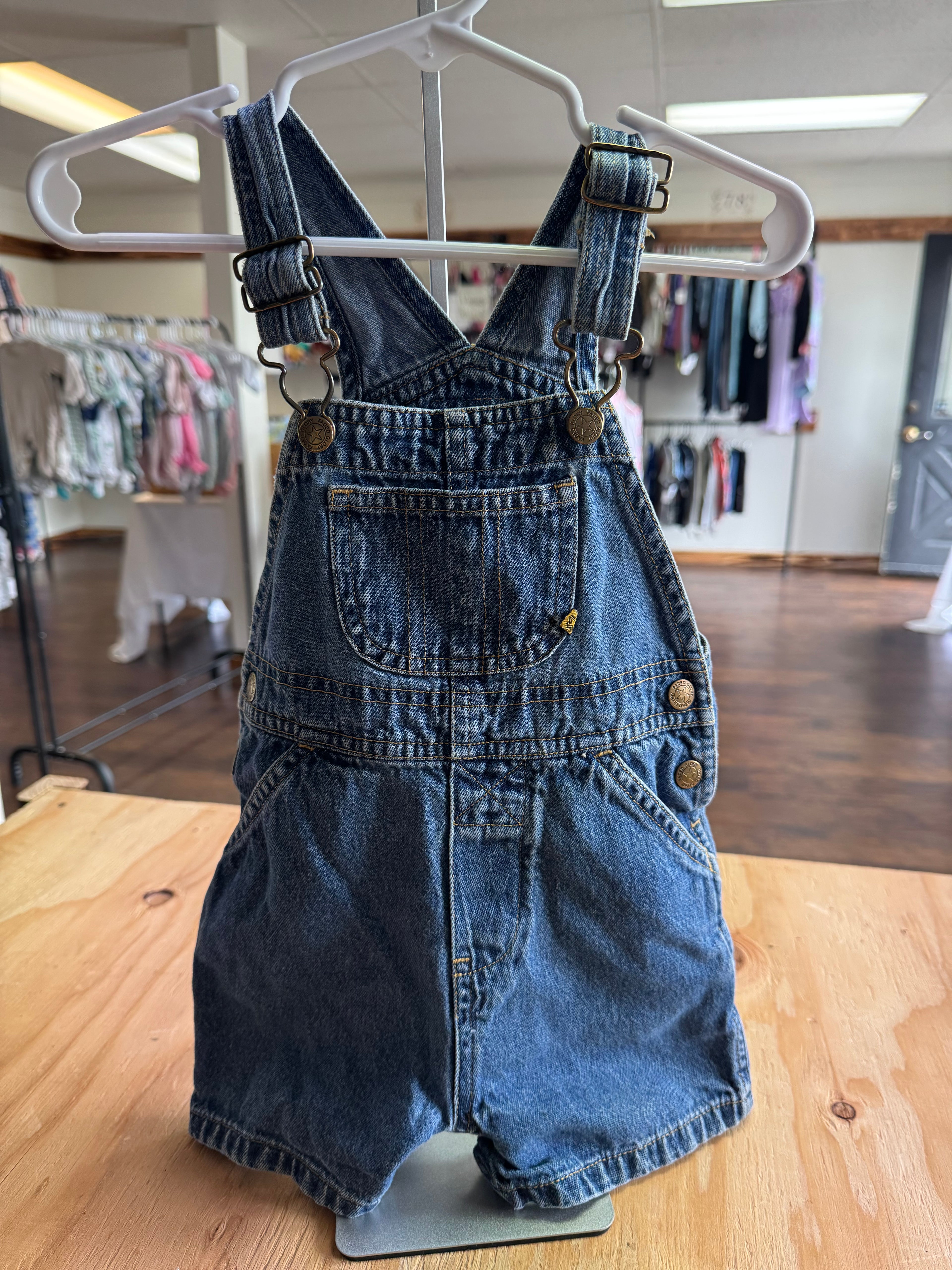 Faded Glory Shortalls 18M