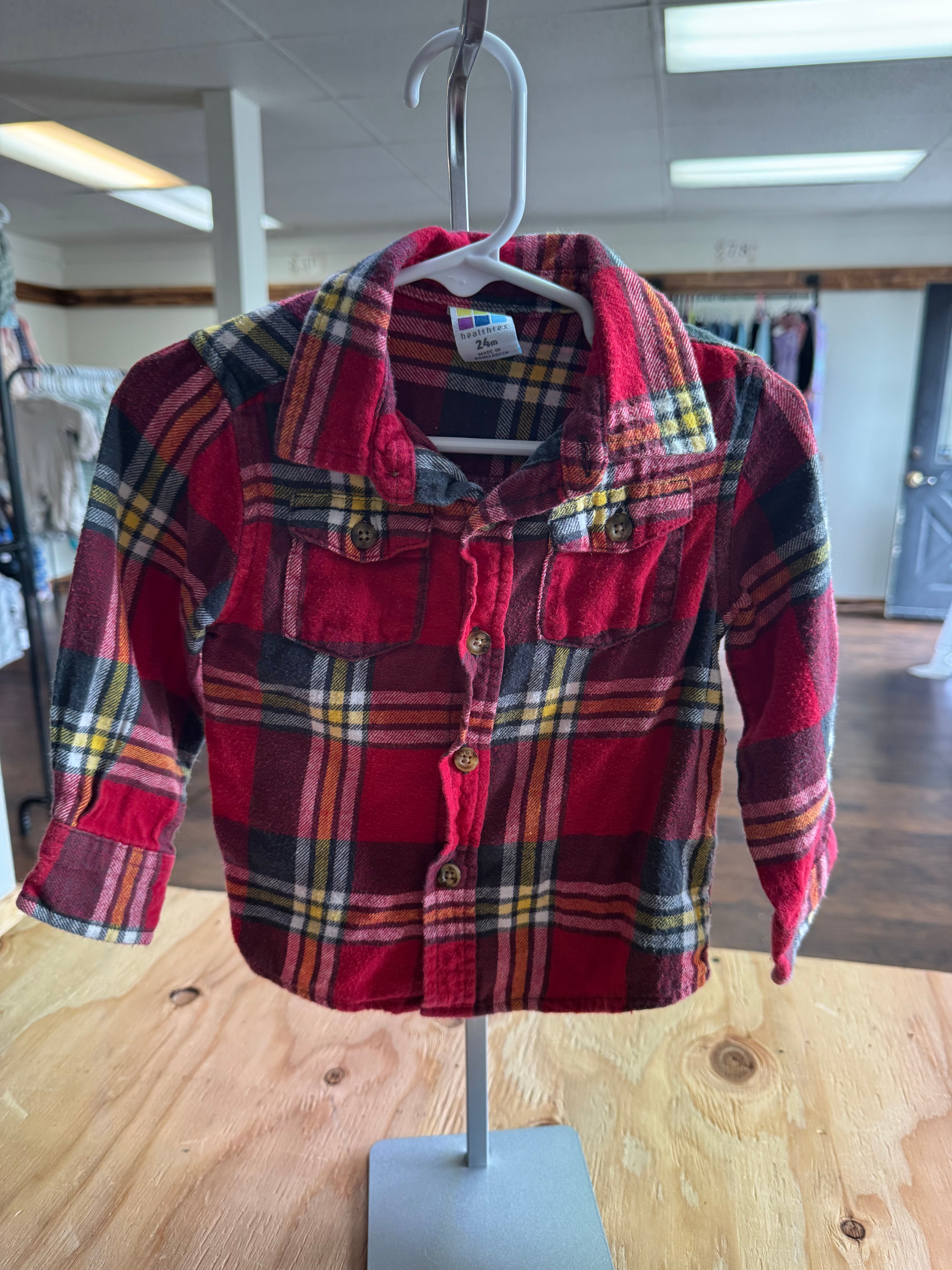 Healthtex Flannel 24M
