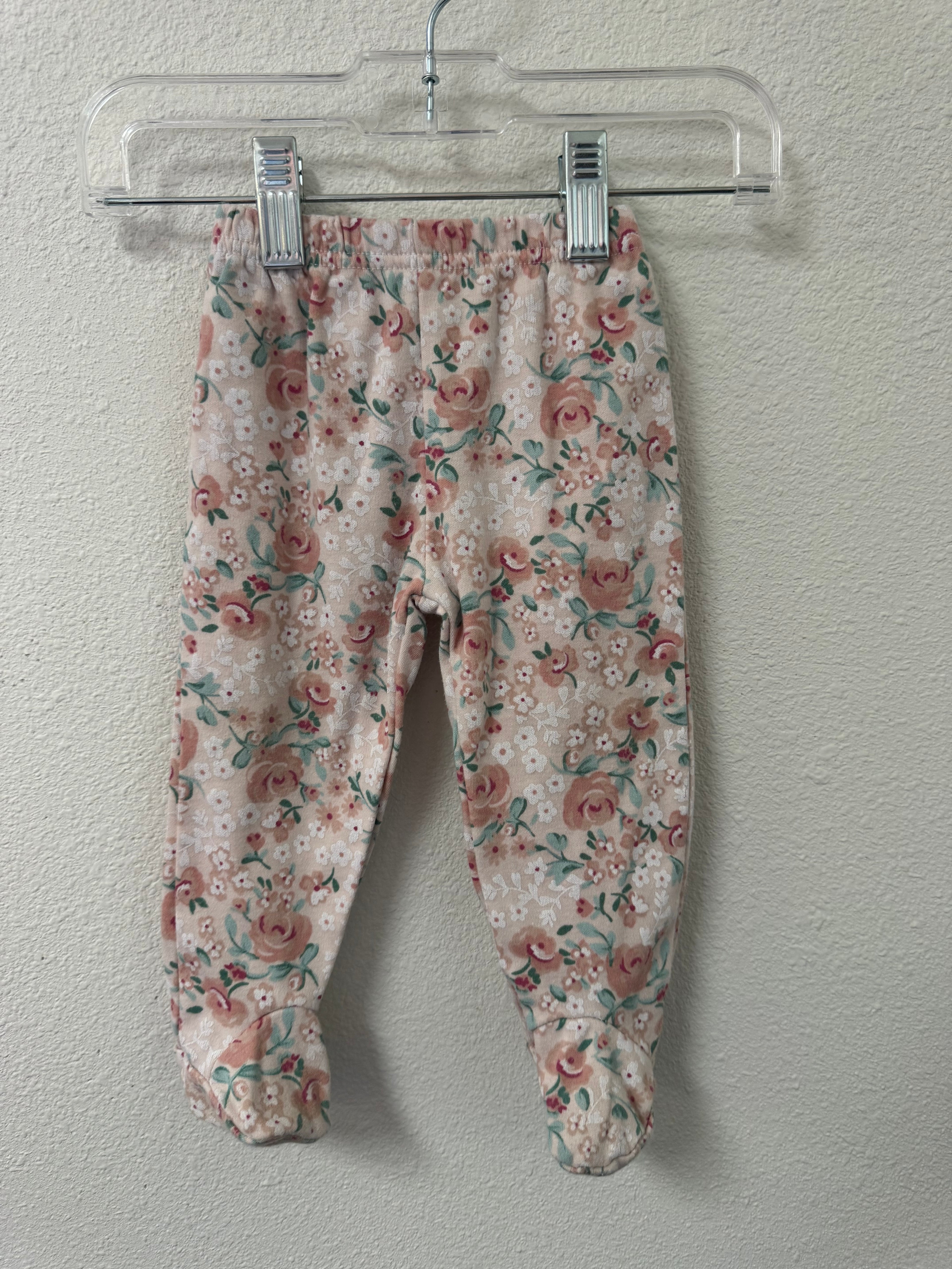 Le Top Bebe Footed Pants 6-9M