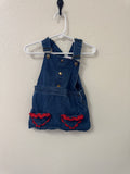 Little Lass Overall Dress 12M