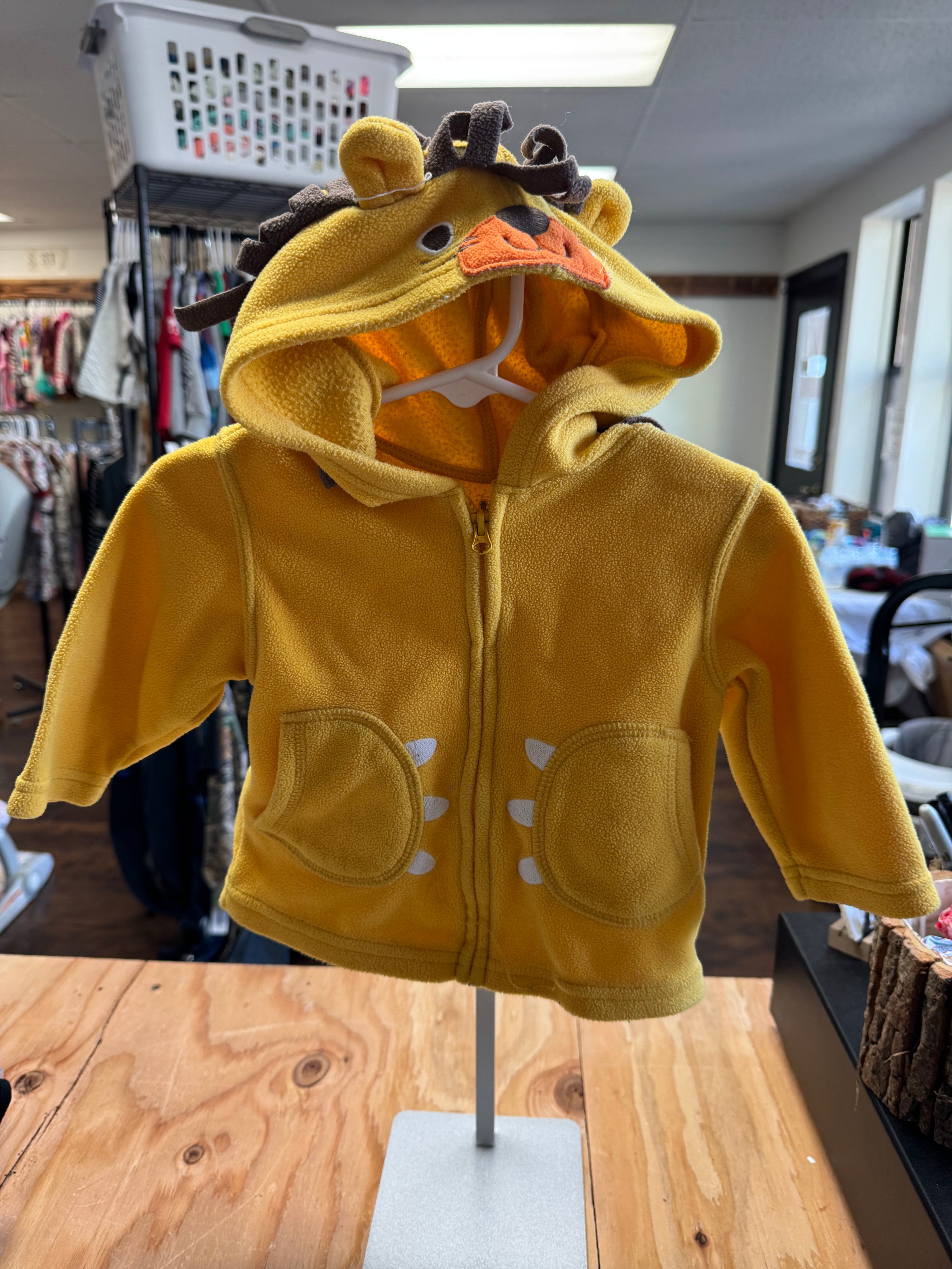 Jumping Beans Zipper Fleece 6M