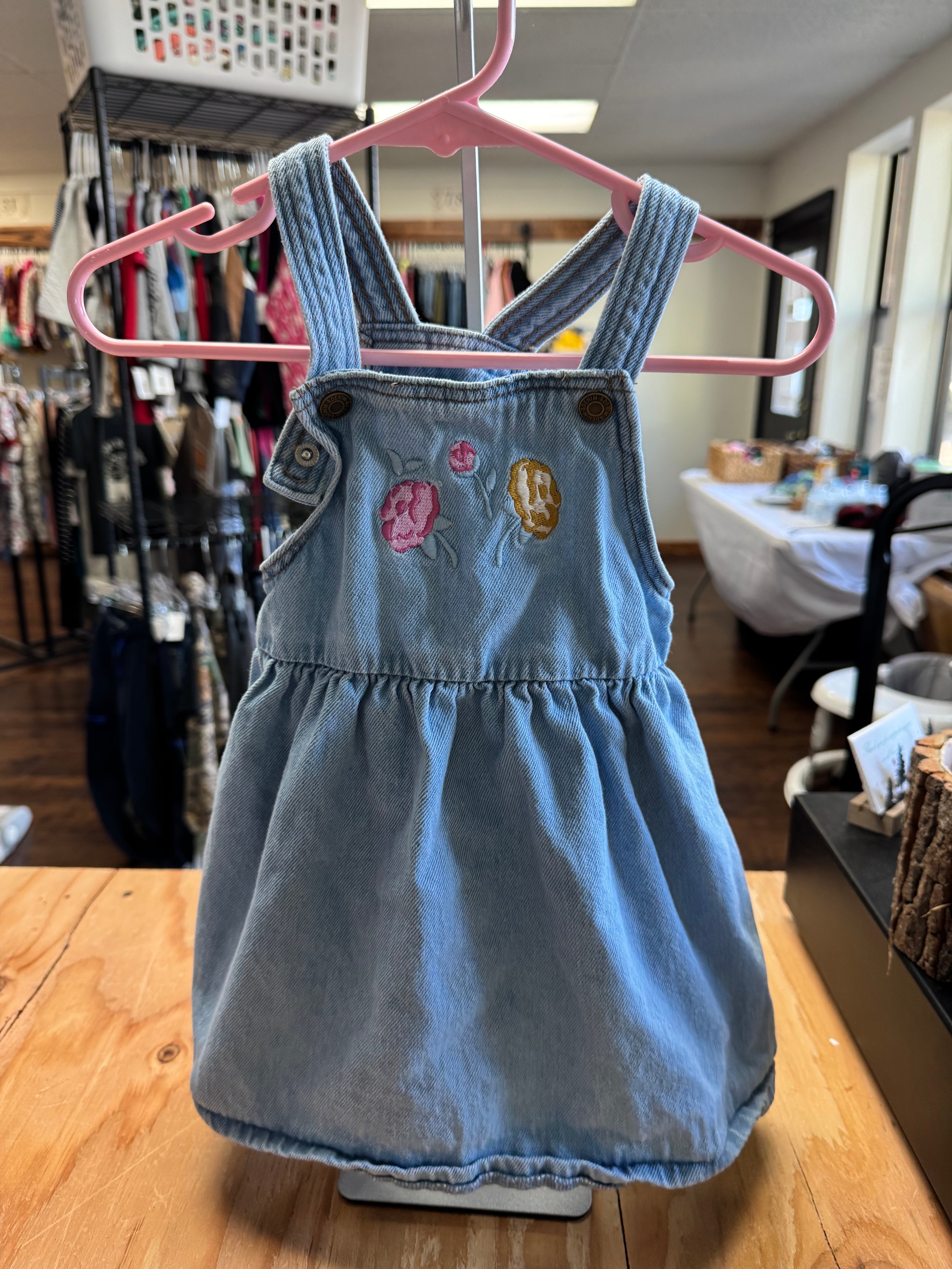 H&M Overall Dress 18M