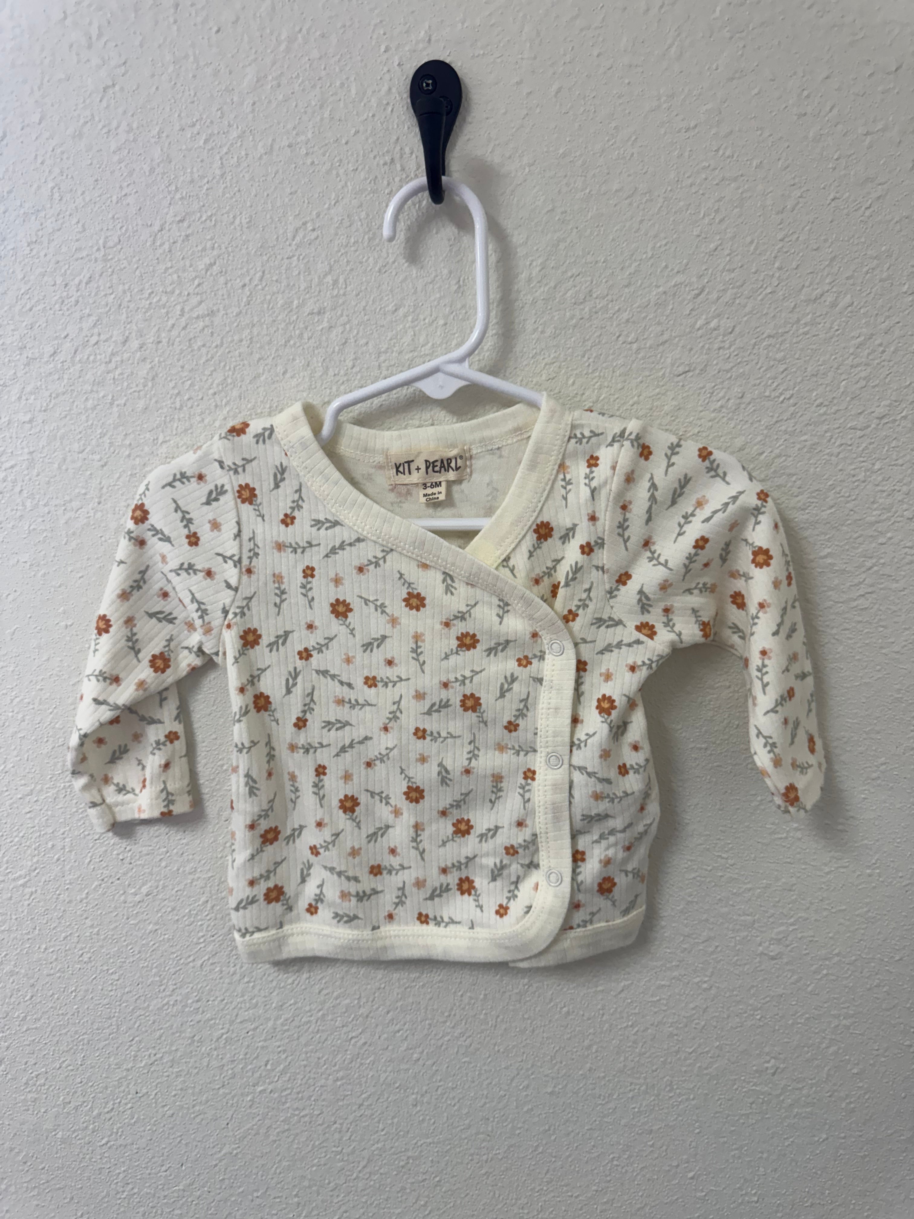 Kit+Pearl Cardigan 3-6M