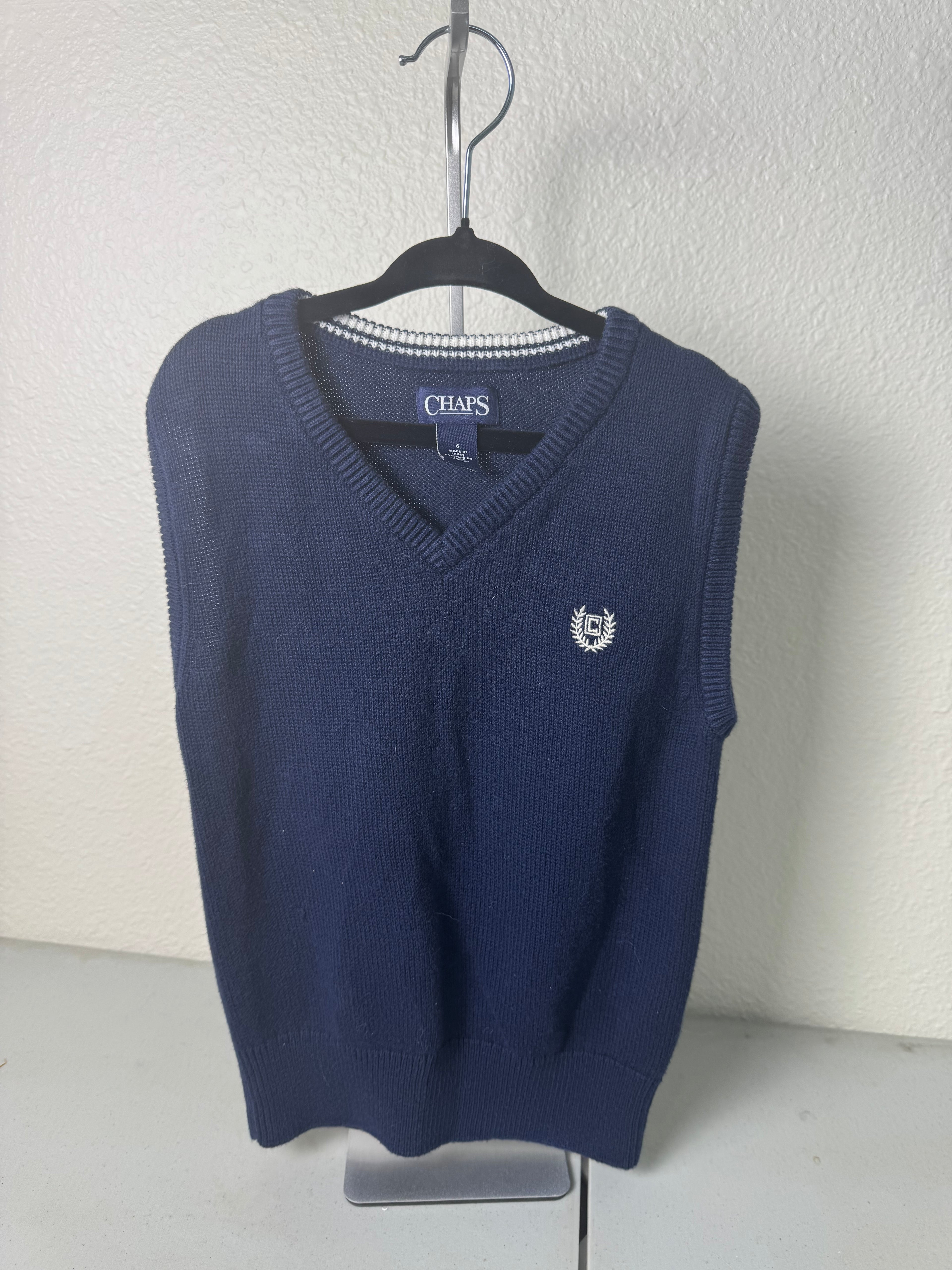 Chaps Sweater Vest 6 (Big Kids)