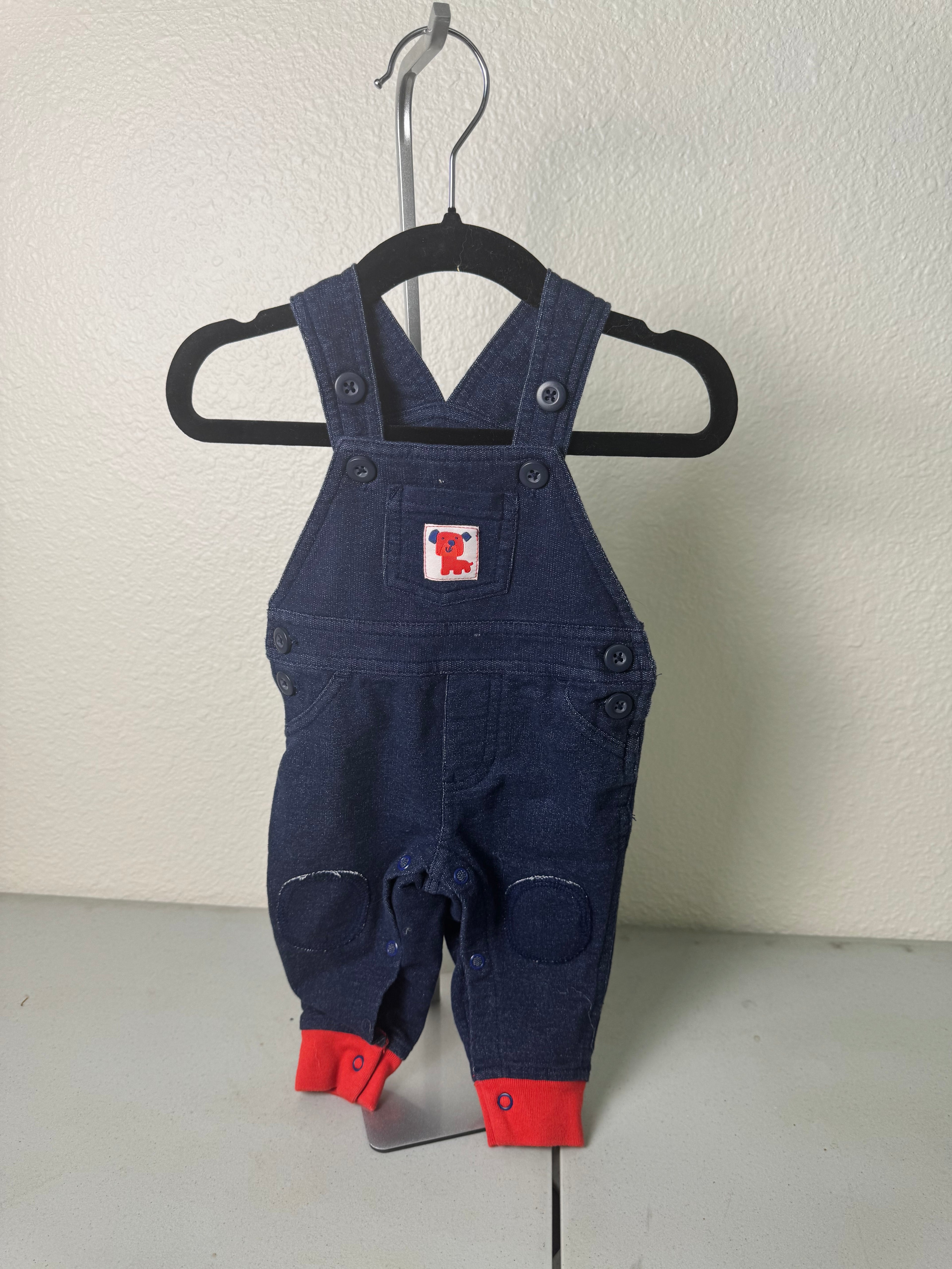 Kidgets Overall Romper 3-6M