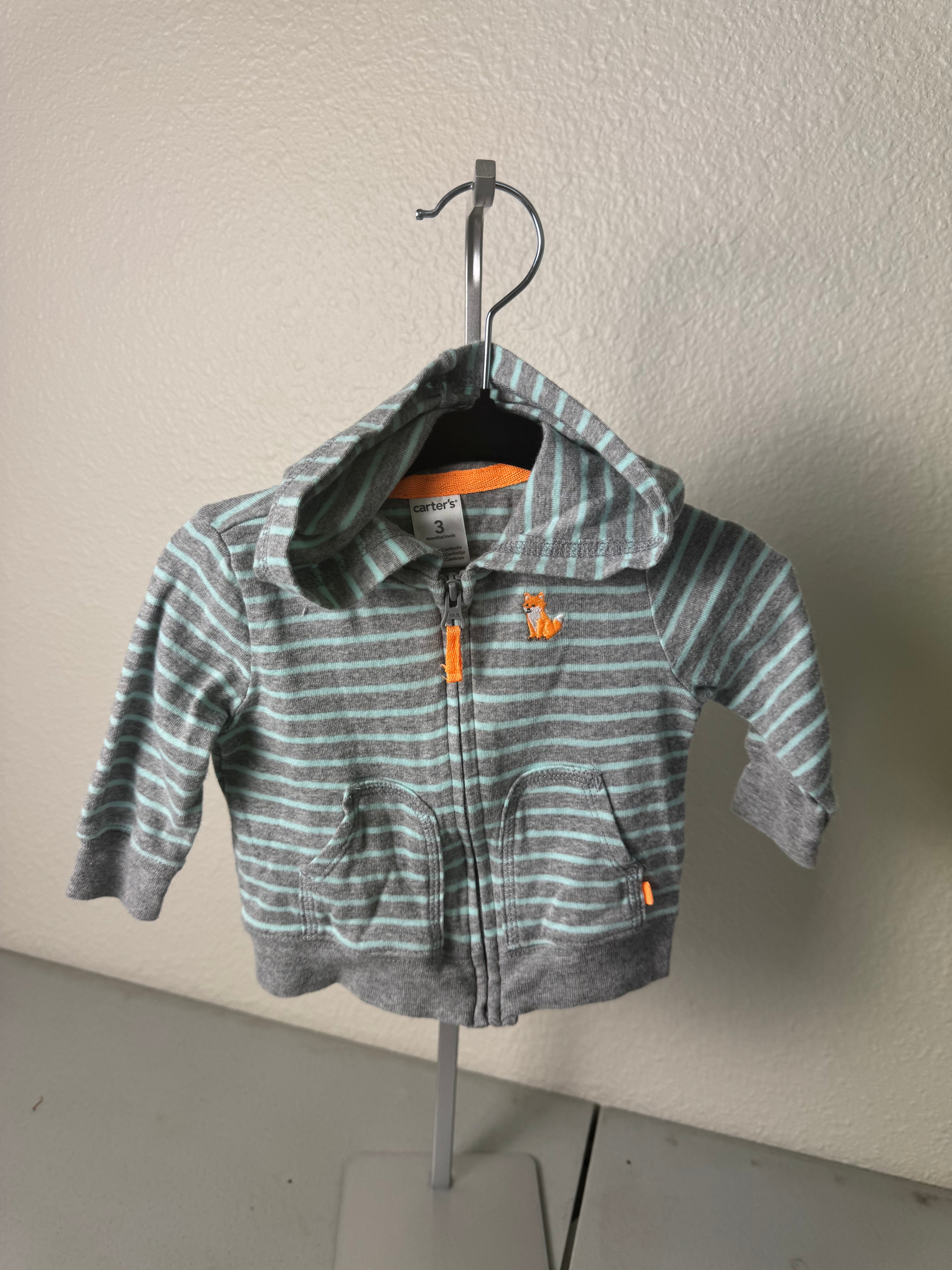 Carter’s Zip Hoodie 3M