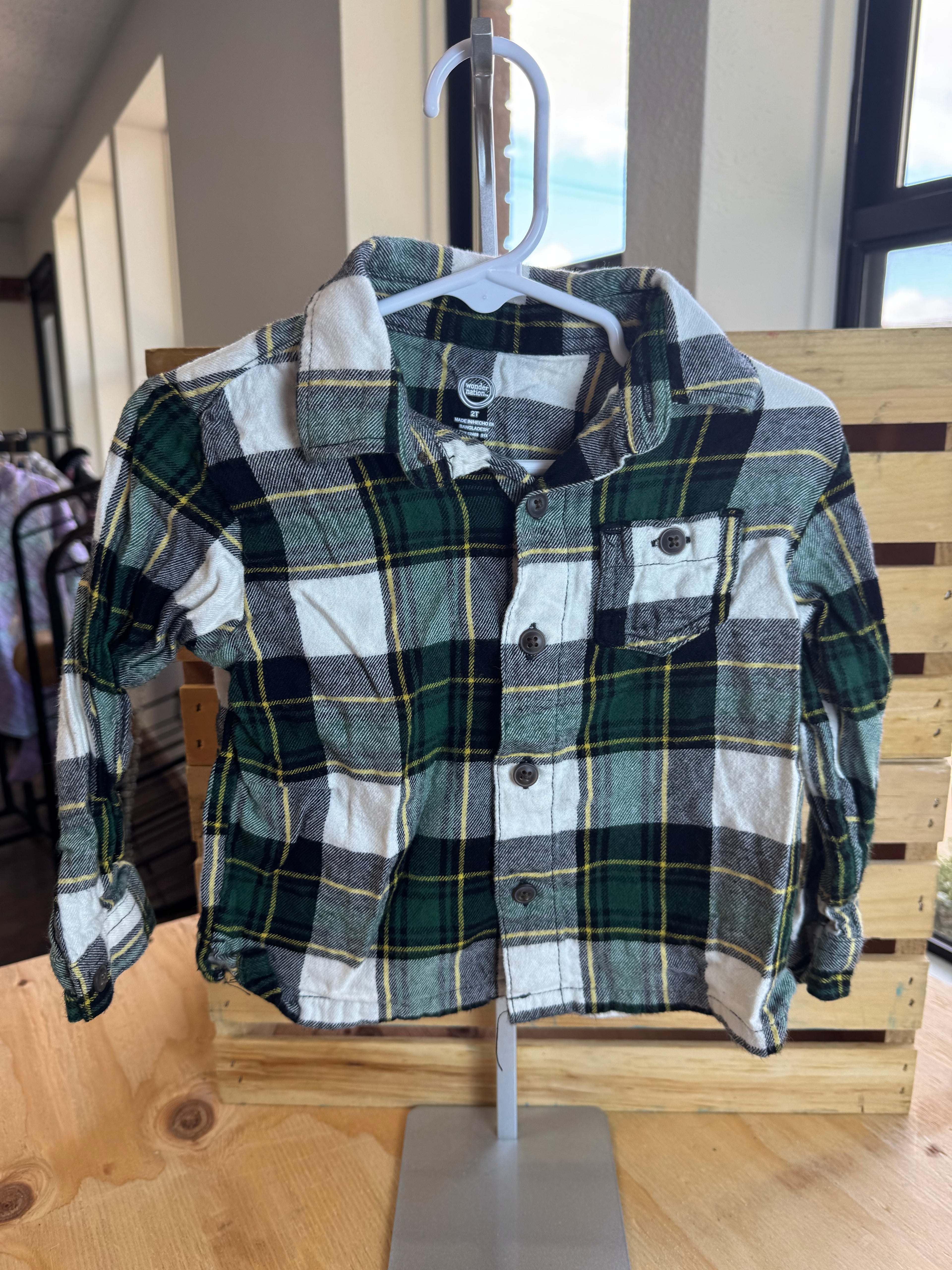 Wonder Nation Flannel 2T