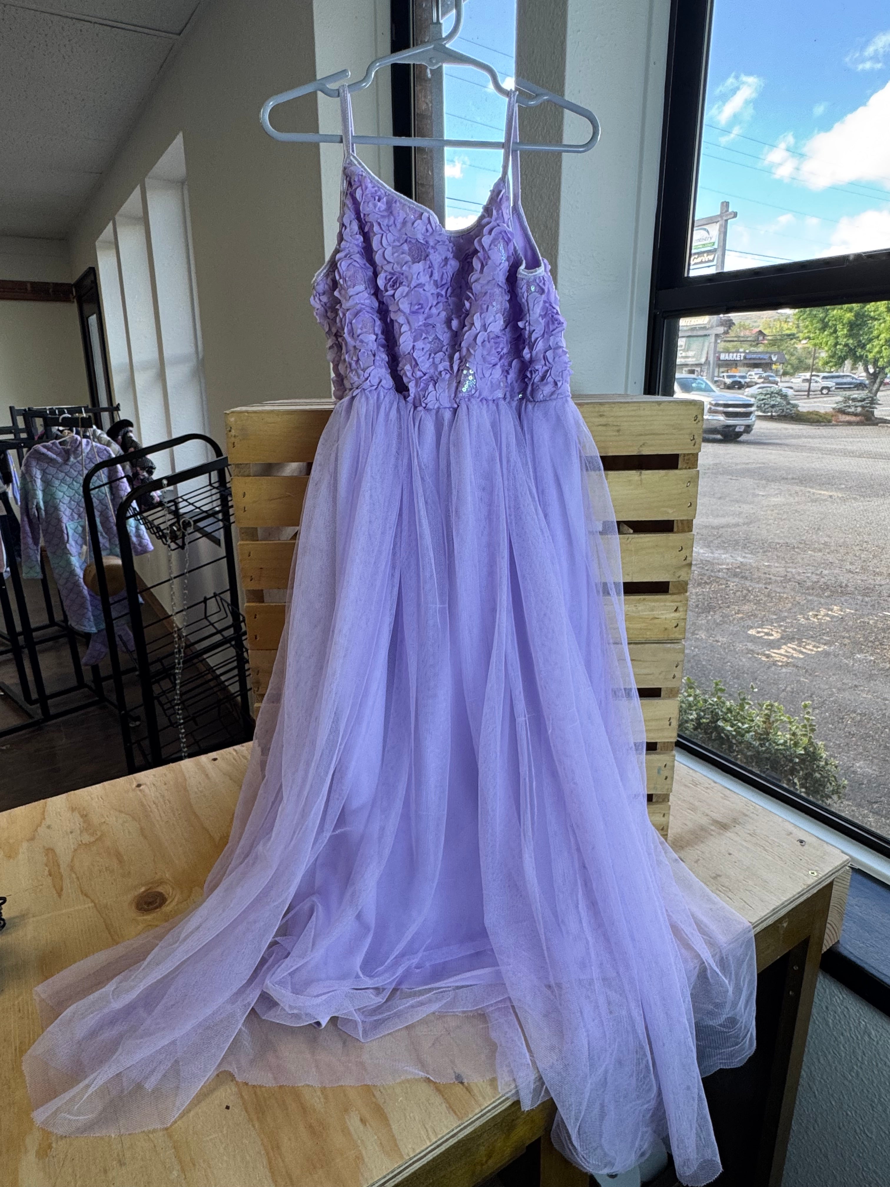 Pink & Violet Dress 8