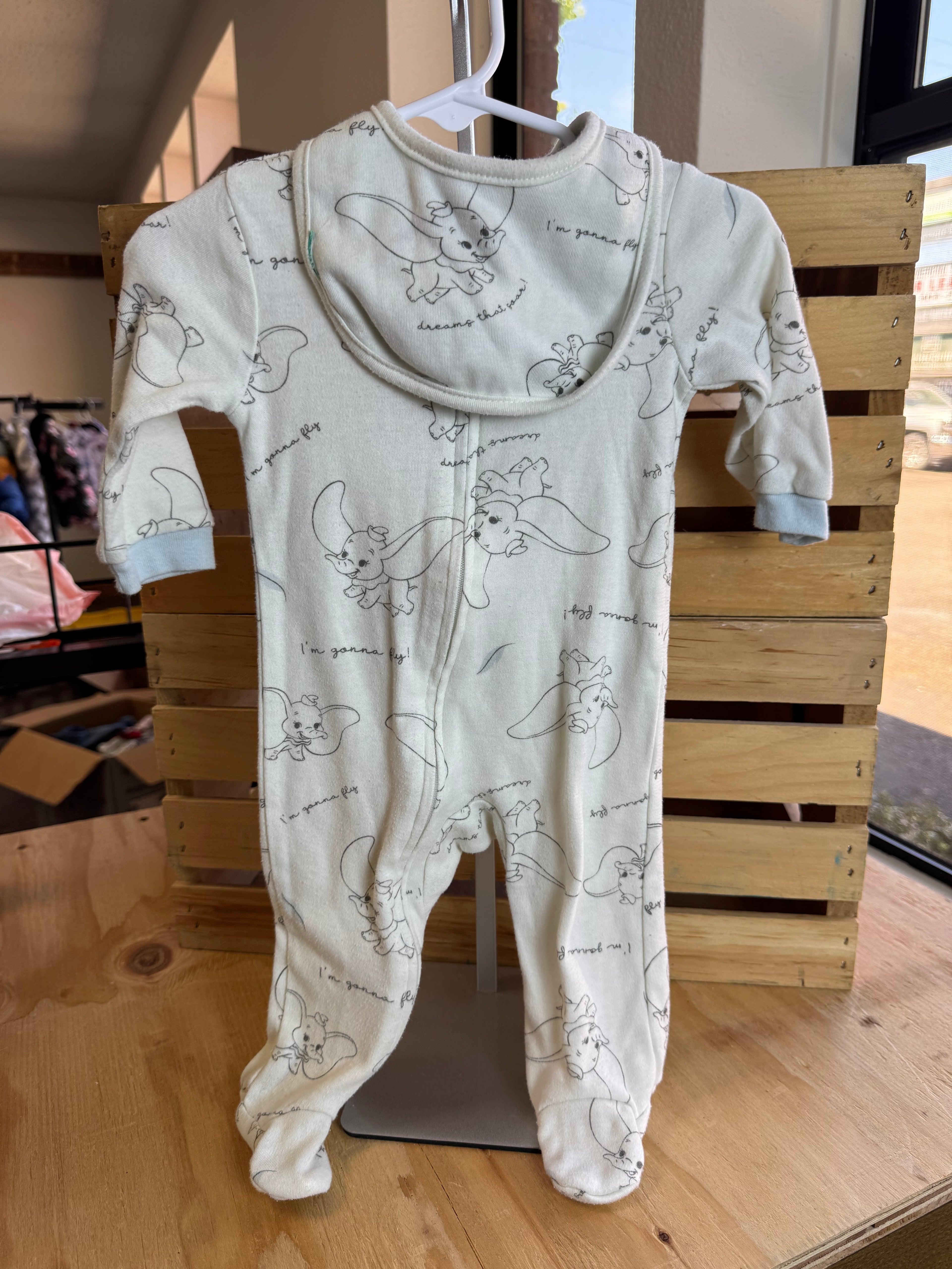 Disney Baby Pajamas 3/6M